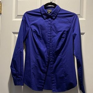 Blue Worthington button-downed shirt